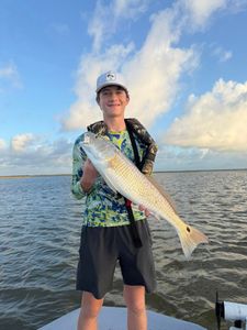 Large redfish caught while fishing in Matagorda Texas waters