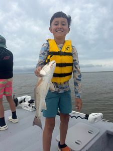 Redfish caught while fishing on boat in Matagorda TX