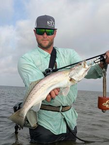 Speckled trout caught while fishing in Matagorda Texas waters