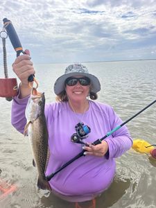 Spotted Weakfish caught in Matagorda during fishing or hunting