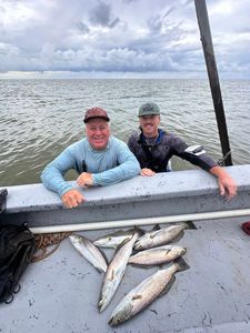 4 spotted weakfish caught in Matagorda, Texas