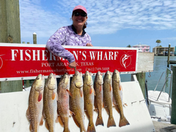 6 redfish caught in TX