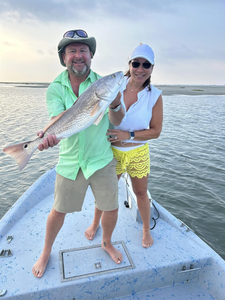 Two anglers fishing in Aransas Pass