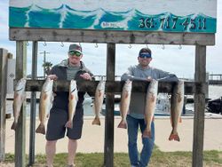 7 fish caught during a great fishing trip in Aransas Pass