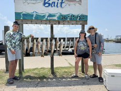 5 redfish caught during fishing trip in Aransas Pass