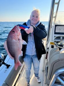 Angler with a big fish in Florida