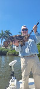 A person fishing in Florida