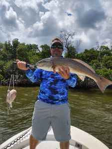 Redfish caught on a fishing trip in FL