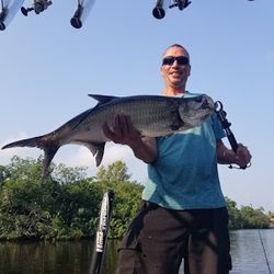 Lone angler's great fishing catch