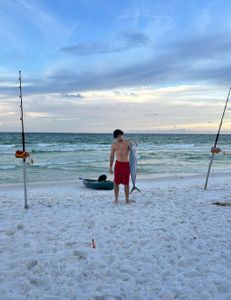 Angler with a large fish in Destin