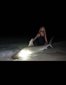 Blacktip Shark, 56-inch catch, fishing in Destin