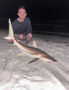 A lone angler fishing in Destin