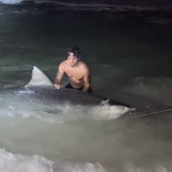A person fishing in Destin