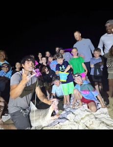Group of 18 people fishing in Destin