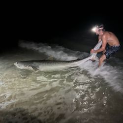 A lone angler fishing in Florida waters