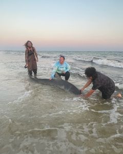 3 people fishing in Destin