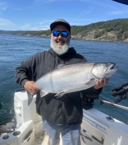 A lone angler fishing in Sooke