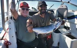 Fishing in Sooke: 2 anglers with 1 fish