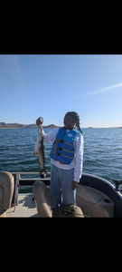 Enjoying a day out on the water.