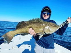 Reeled in a beauty from the deep blue.
