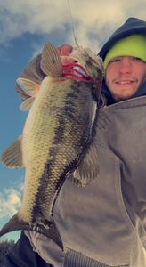Angler with large 21-inch catch in Newaygo County