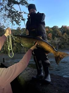 Fishing in Newaygo County with 2 people, 40-inch fish caught