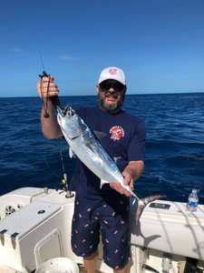 A single angler fishing in Marathon, Florida