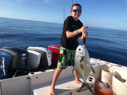 Permit, a 23-inch fish caught in Florida