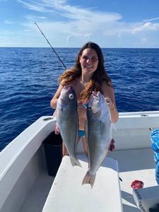 Two big fish caught while fishing in Marathon