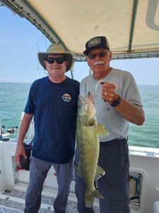 Walleye Trophy in Lake Erie Fishing Charters. 