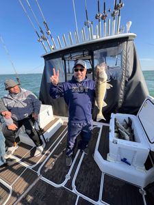 Anglers with a big fish in OH