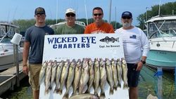 4 bluefish caught fishing in Marblehead