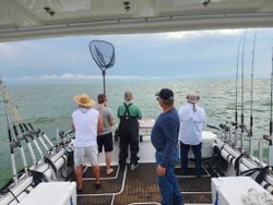 Angler fishing in Marblehead