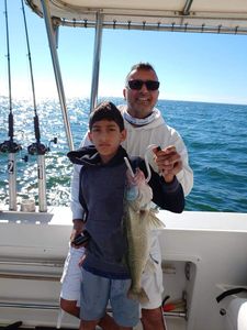 Anglers enjoying a fishing trip in Marblehead