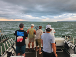 Stormy skies can't stop the best fishing in Marblehead!