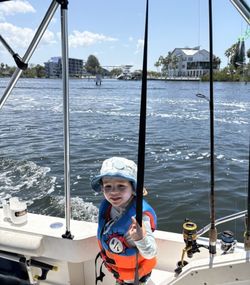 Angler enjoying fishing in Port Richey