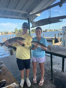 Two redfish caught fishing in LA
