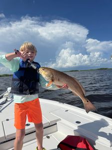 Redfish caught while fishing in Lafitte
