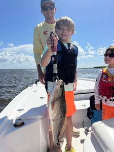 Redfish caught while fishing in Lafitte