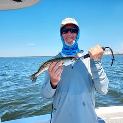 A spotted weakfish caught while fishing in Crystal River