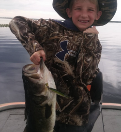 Big catch, tiny helper.