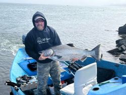 Angler fishing in Oregon