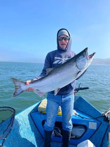 Chinook Salmon caught on fishing tour in OR