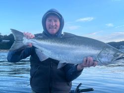 Chinook Salmon caught while fishing in OR
