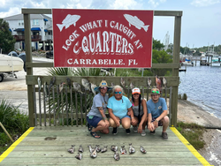 Anglers enjoying a day of fishing in Carrabelle