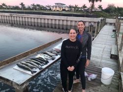Two people fishing in Florida
