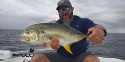 Bigeye trevally caught while fishing in FL