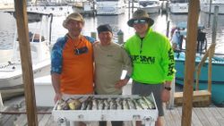 Three people fishing in Florida