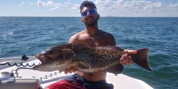 Gag grouper caught while fishing in FL