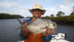 A permit fish caught in Ruskin